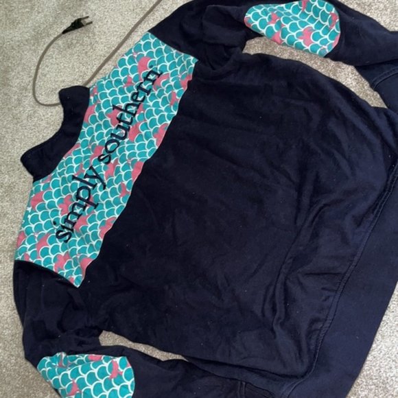 Womens Simply Southern Pullover w/ Elbow Patches - Picture 2 of 5